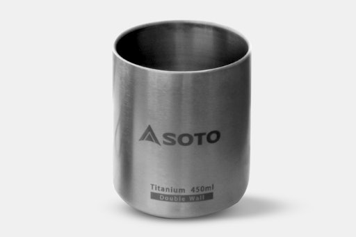SOTO AeroMug 450ml Double-Wall Titanium Mug