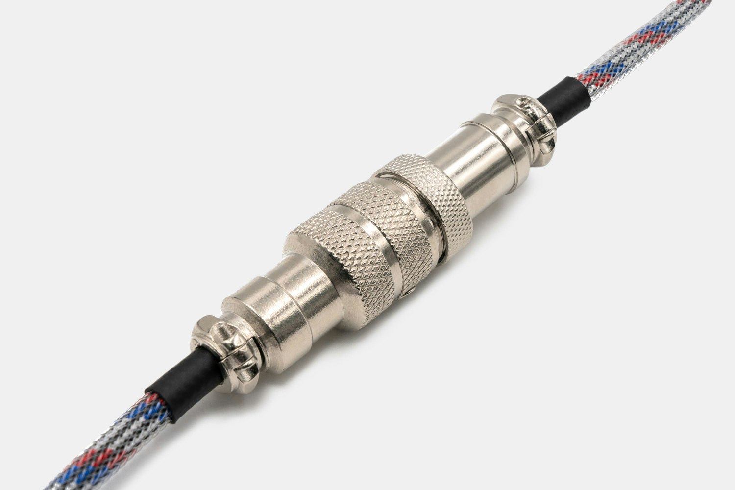 Space Cables Red White Blue Coiled Aviator Cable