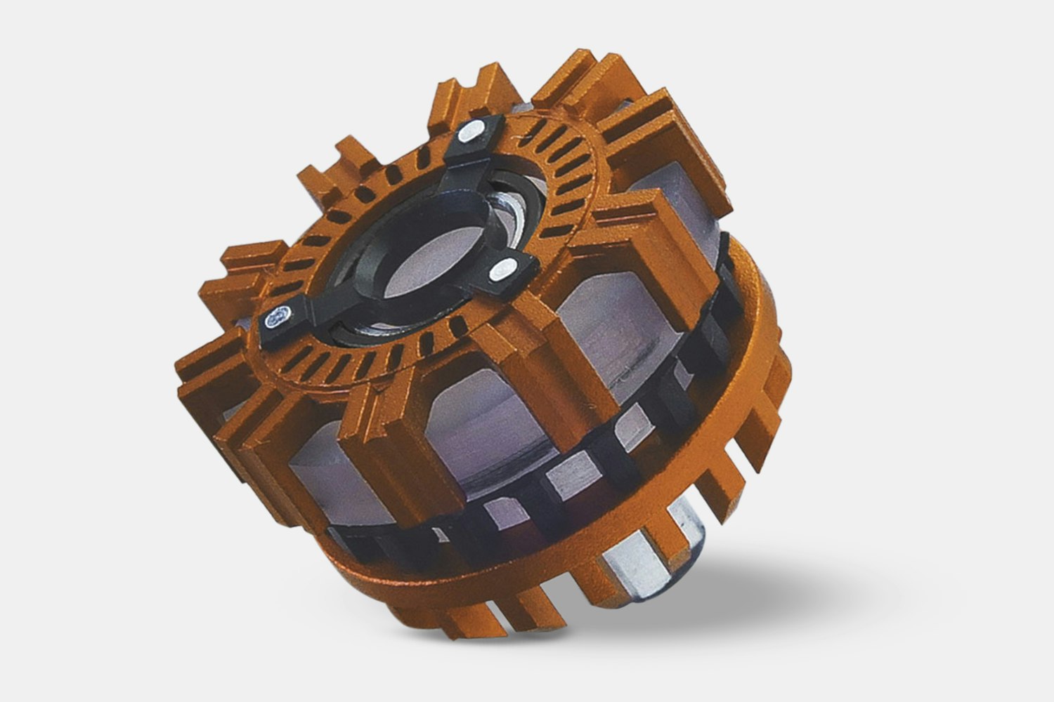 Reactor 1: Carbon - Orange With Inner Gray