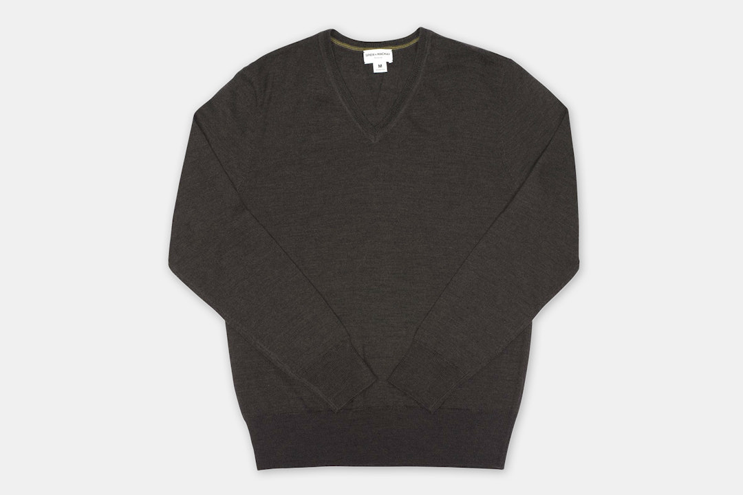 Spier & Mackay Merino Wool V-Neck Sweaters