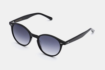 Round Sunglasses - Black - Gray Gradient (-$10)
