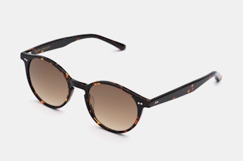 Round Sunglasses - Dark Tortoise - Brown Gradient (-$10)