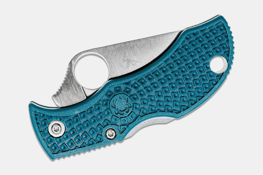 Spyderco Manbug K390 & Blue FRN Back-Lock Knife