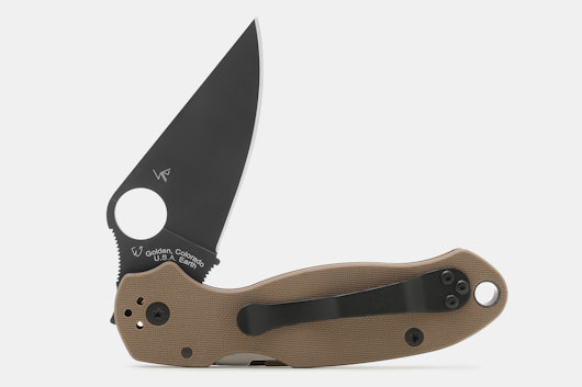 Spyderco Para 3 Earth Brown S35VN Folding Knife