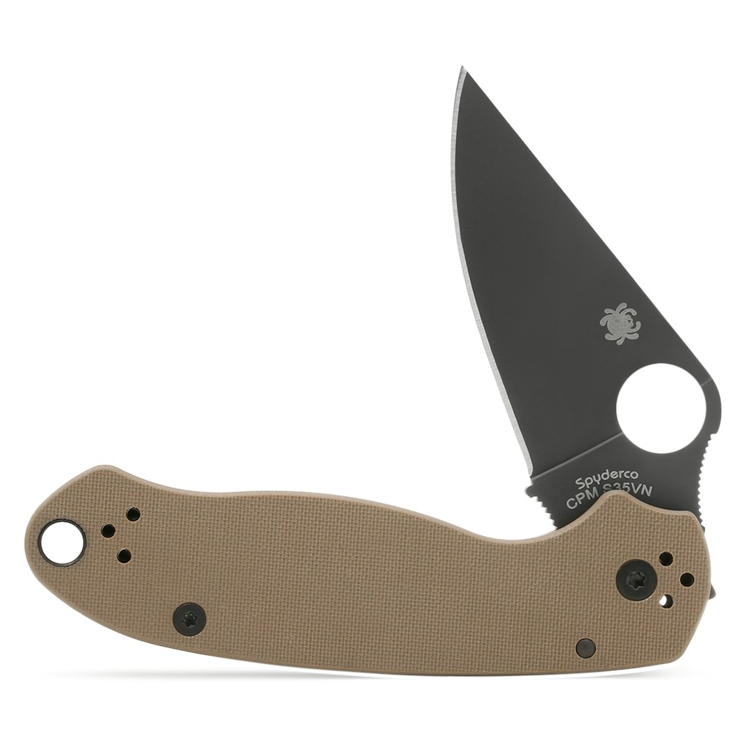 Spyderco Para 3 Earth Brown S35VN Folding Knife Price & Reviews