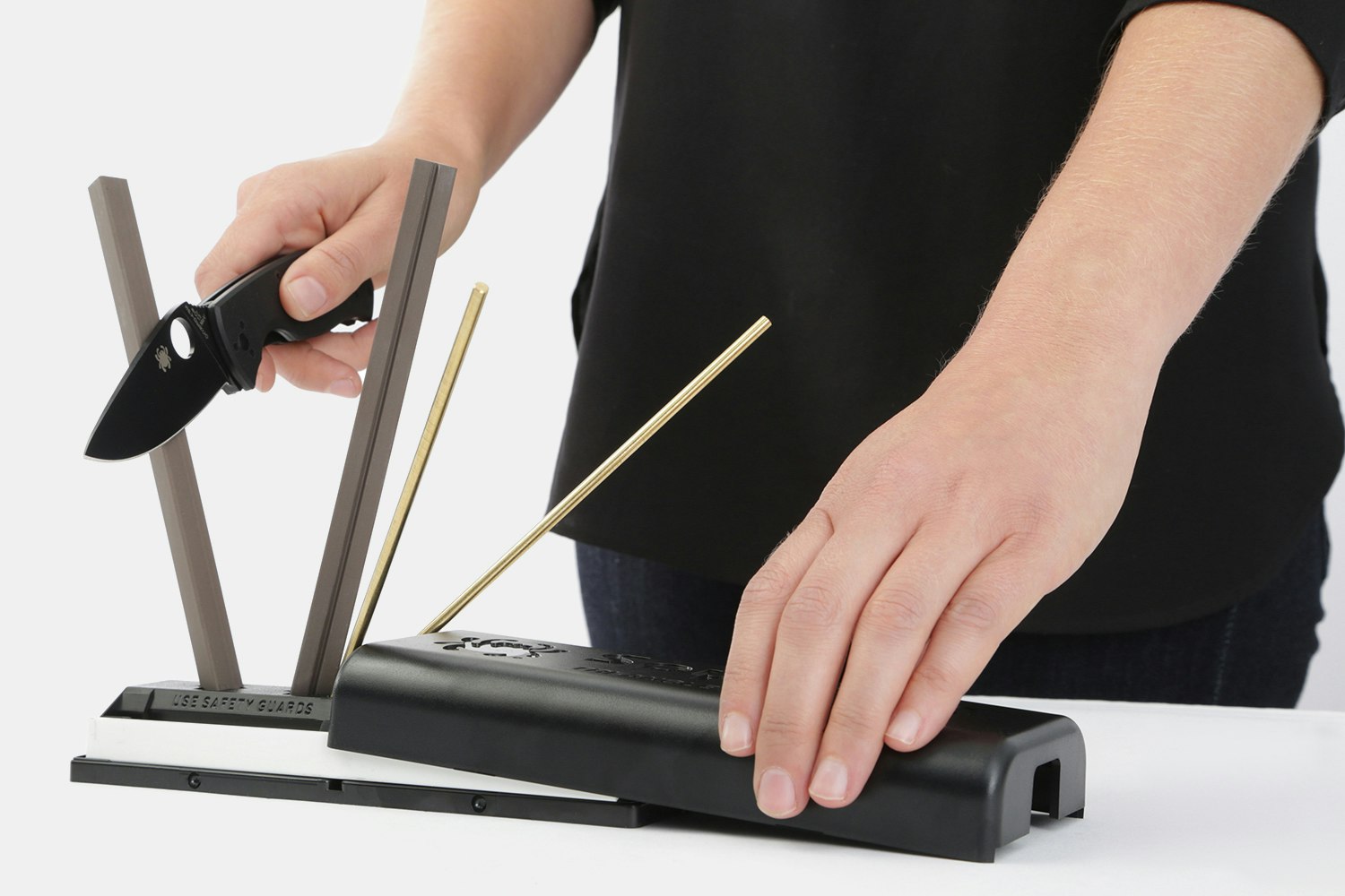 Spyderco TriAngle Sharpmaker & Ultra Fine Stone Knife Sharpeners Drop