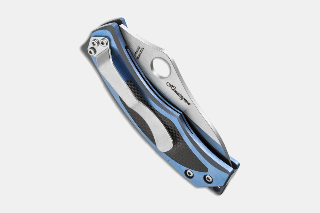 Spyderco Vrango Titanium/CF Liner Lock Knife