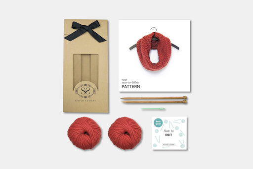 Stitch & Story Mateusz Snood Knitting Kit