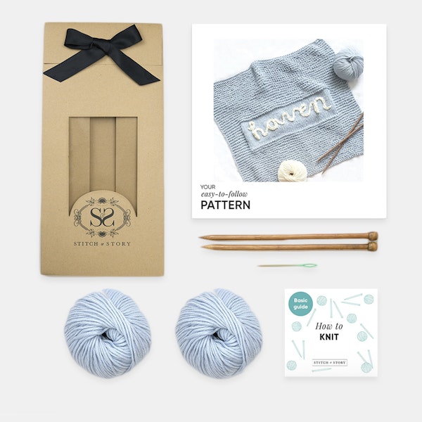 Stitch Story Personalized Baby Blanket Kit Arts Crafts Drop