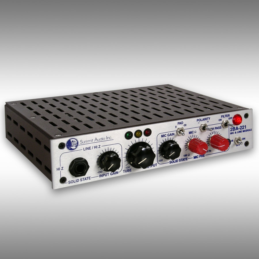 サミットオーディオ SUMMIT AUDIO 2BA-221 マイクプリアンプ
