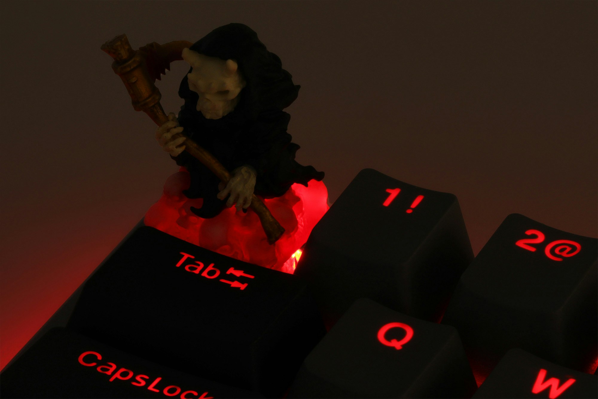 SUN Death Comes Resin Artisan Keycap