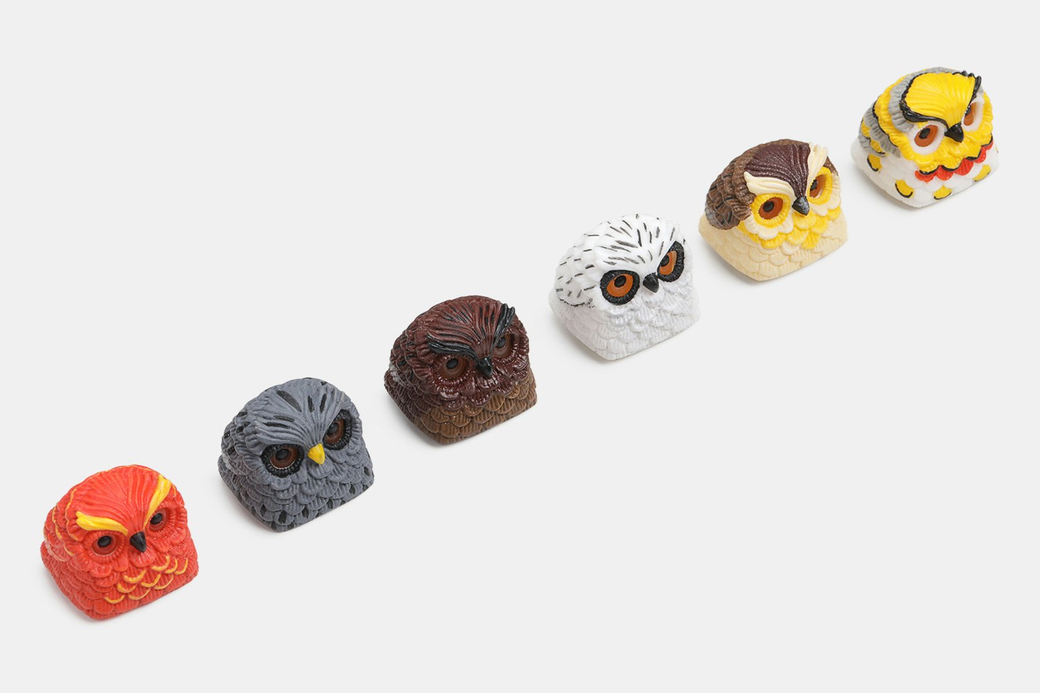 SUN Forest Owl Resin Artisan Keycap