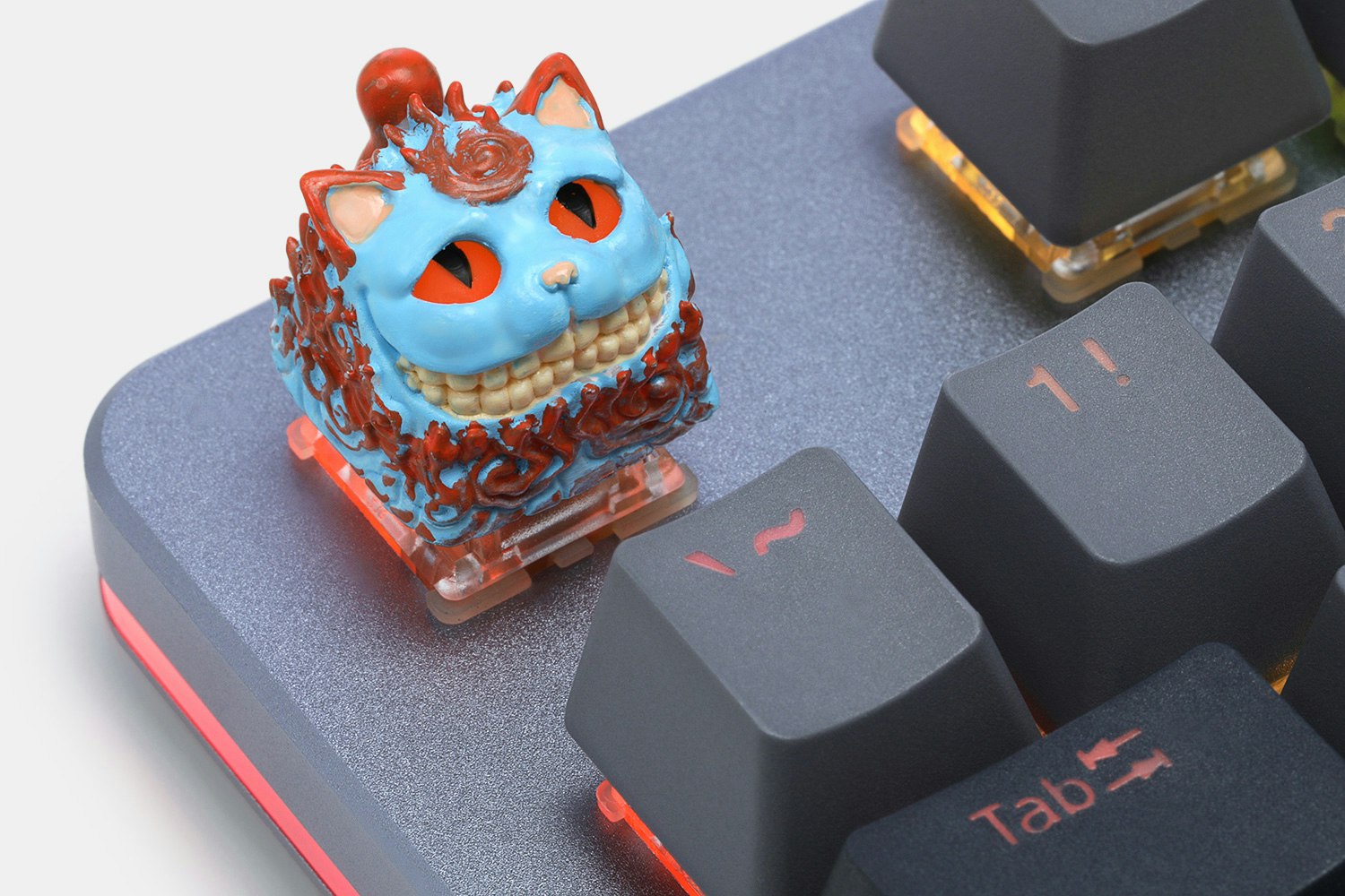 SUN Evil Cat Resin Artisan Keycap
