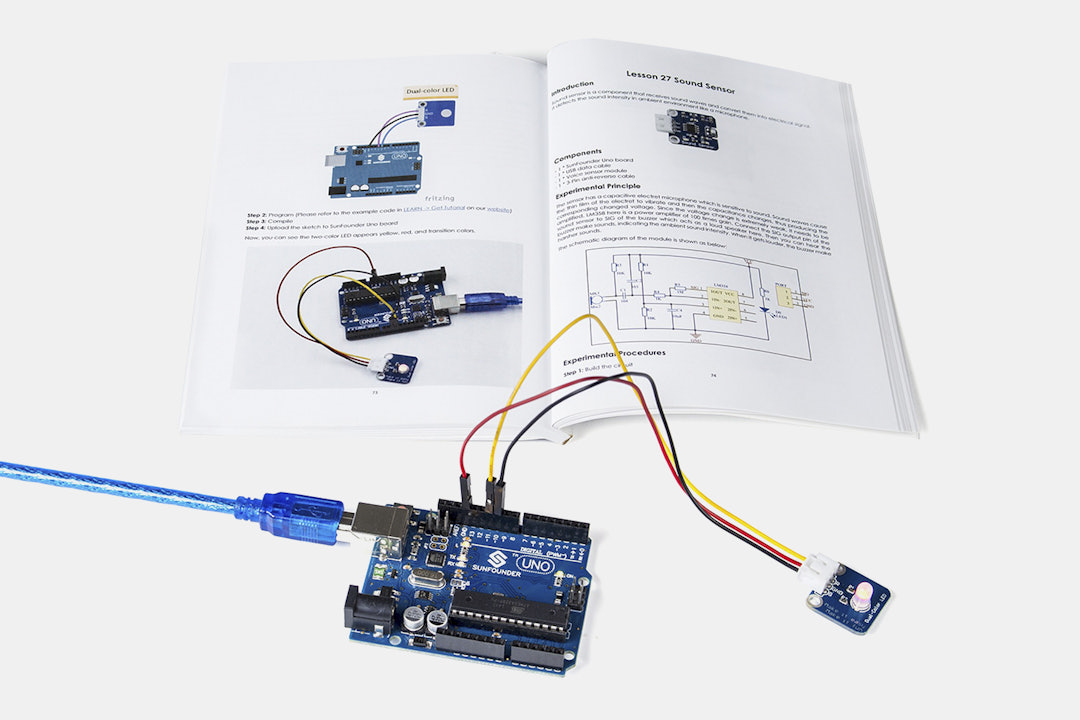 SunFounder 37 Module Sensor Kit V2 for Arduino