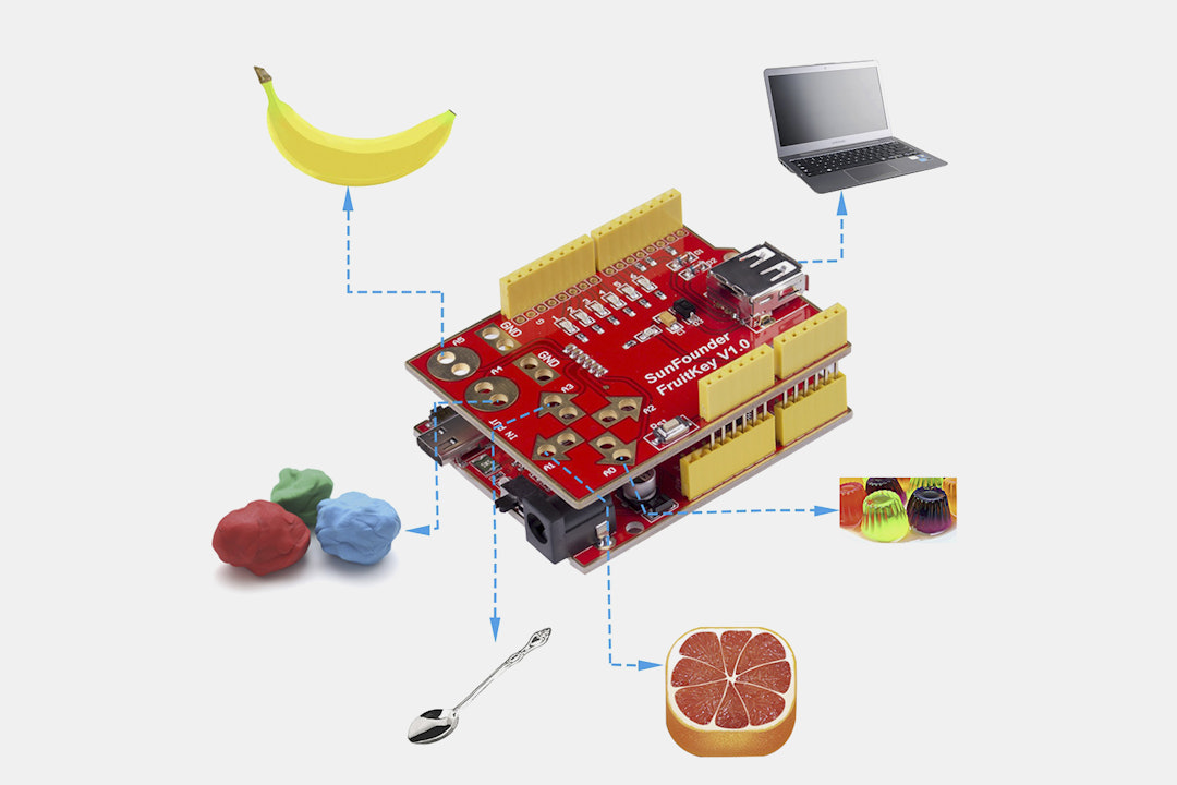 SunFounder FruitKey USB Keyboard DIY Starter Kit