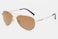 Brando Polarized Sunglasses - Shiny Bold Gold - Gold Polarized Drivers - 58-14-130