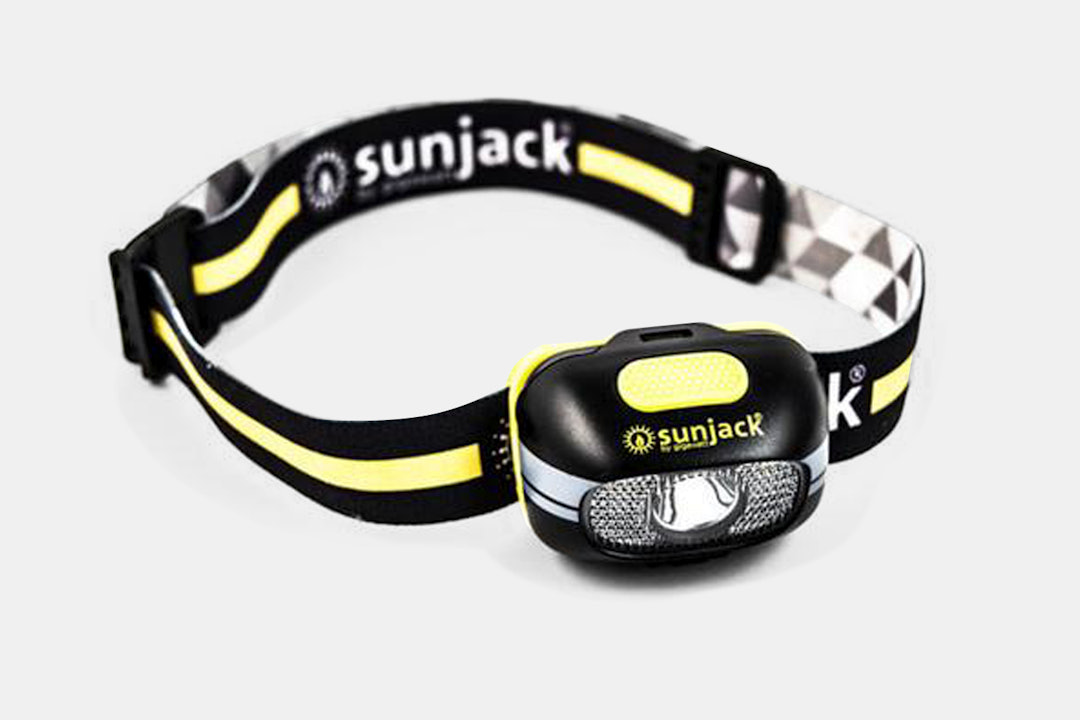 SunJack USB-Rechargeable Headlamp