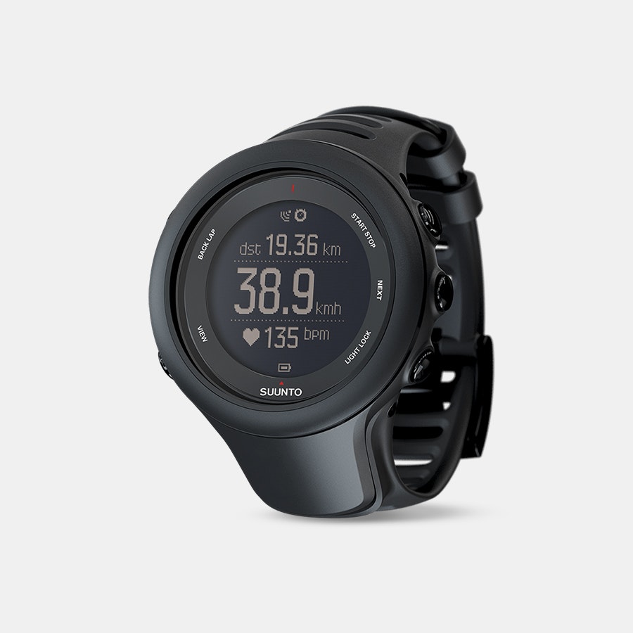 suunto ambit3 sport black silicone strap