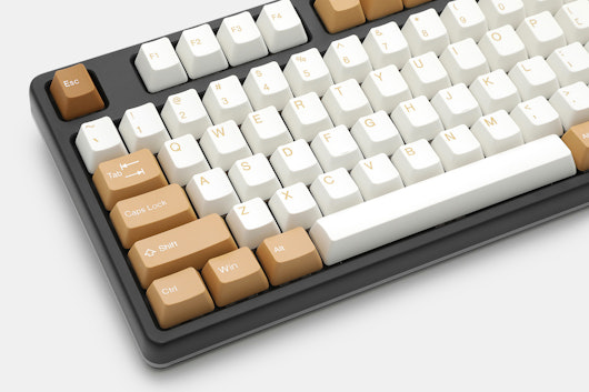 Tai-Hao ABS Shell Sand & Vintage Camel Keycap Sets
