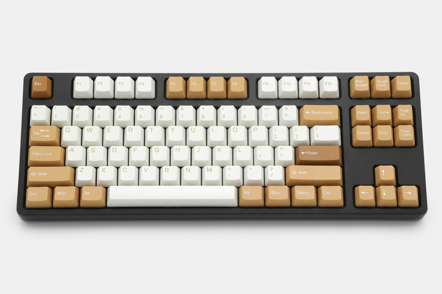Tai-Hao ABS Shell Sand & Vintage Camel Keycap Sets