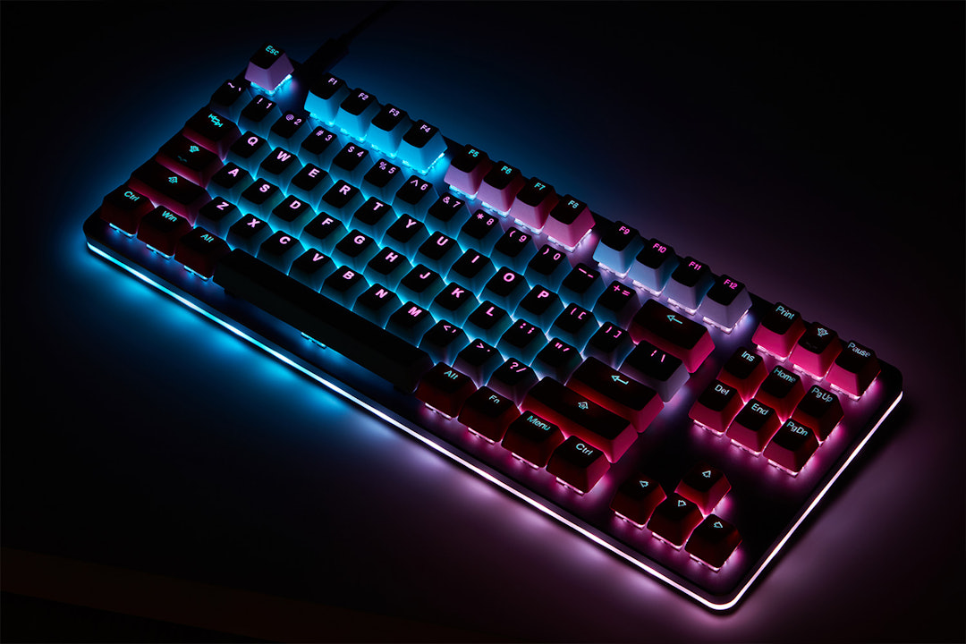 Tai-Hao Backlit Miami PBT Doubleshot Keycap Set