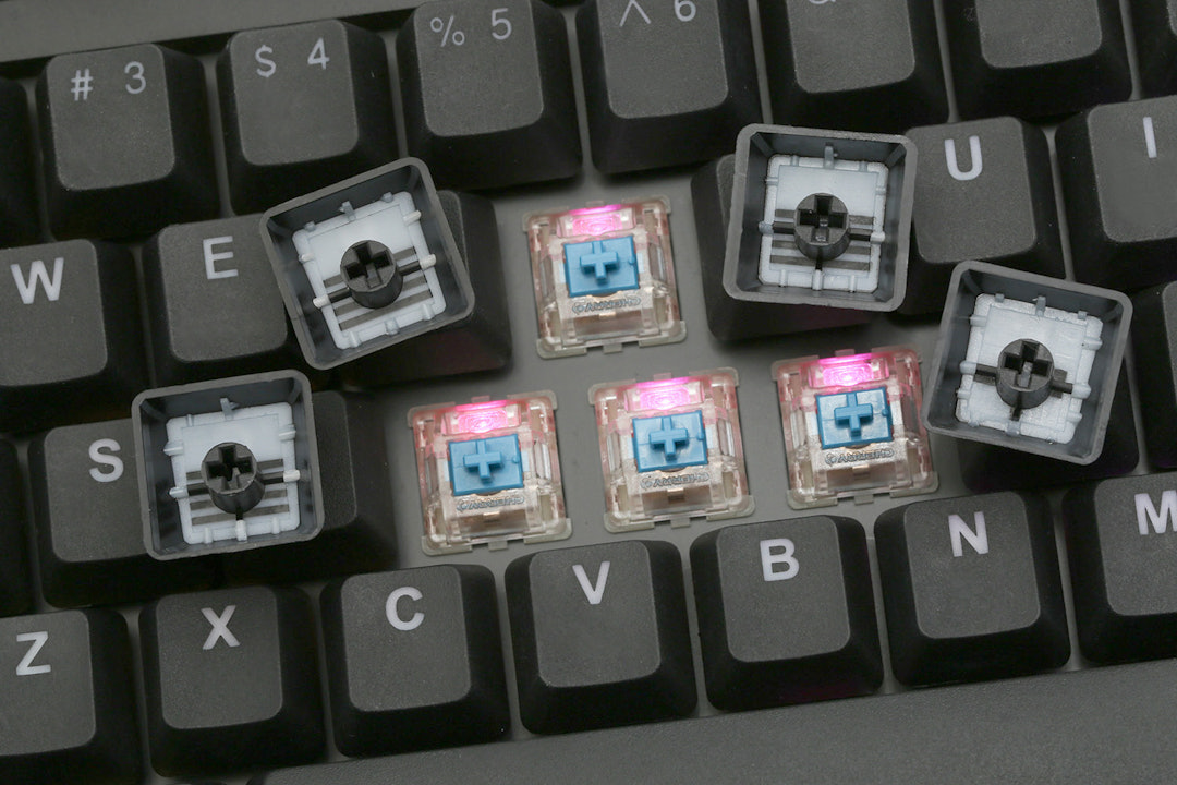 Tai-Hao Black PBT Doubleshot Backlit Keycap Set