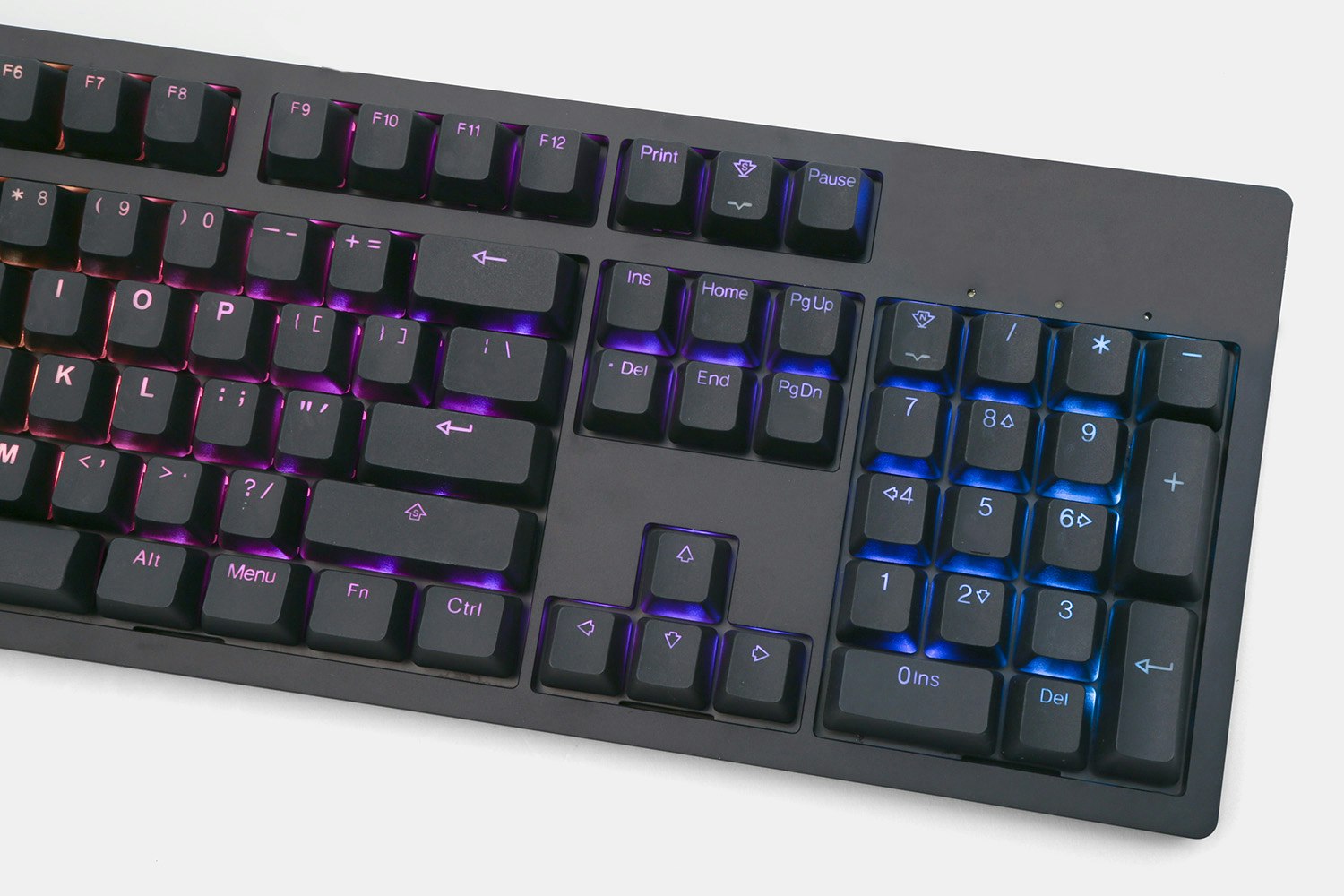 Tai-Hao Black PBT Doubleshot Backlit Keycap Set