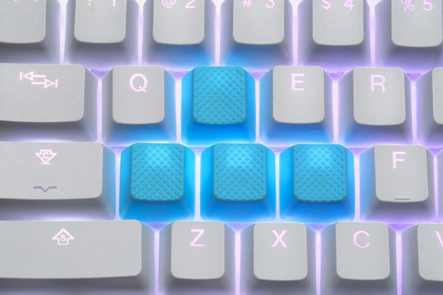 Tai-Hao Blank Rubber Gaming Keycaps (2-Pack)