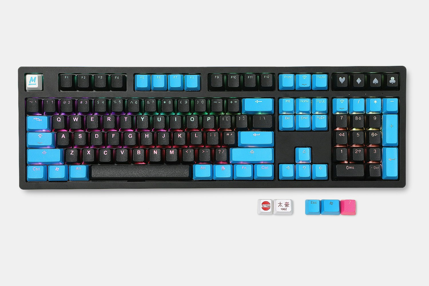PBT - Black/Blue