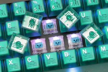 Tai-Hao Cubic Colored Translucent Keycap Set