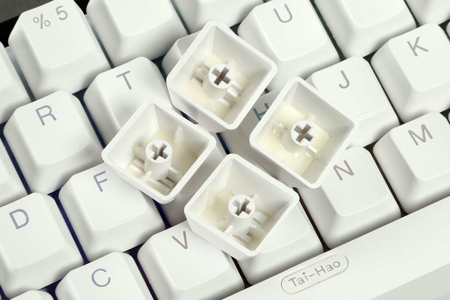 Tai-Hao Double Shot ABS Shine Through Keycap Set