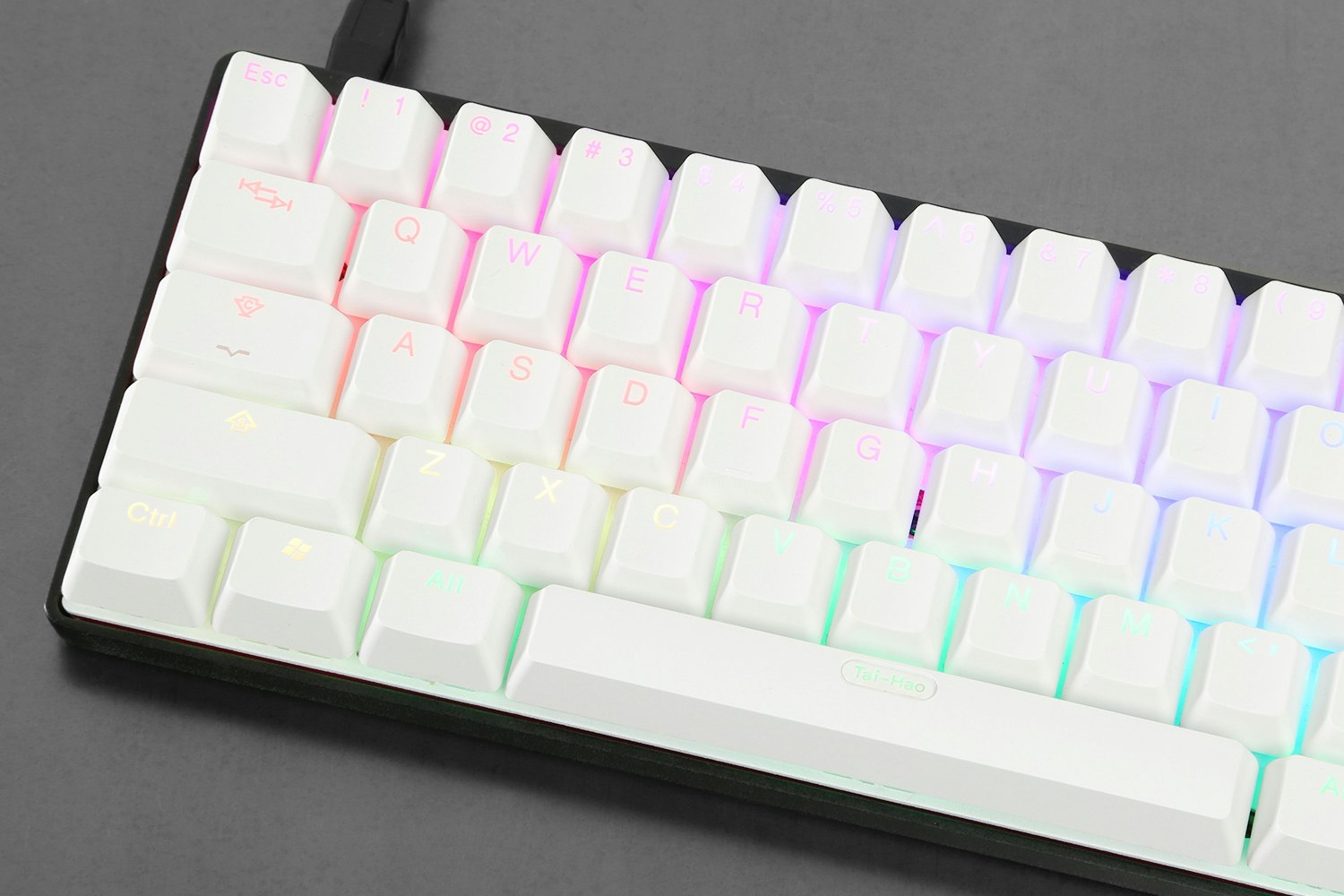 Tai-Hao Double Shot ABS Shine Through Keycap Set