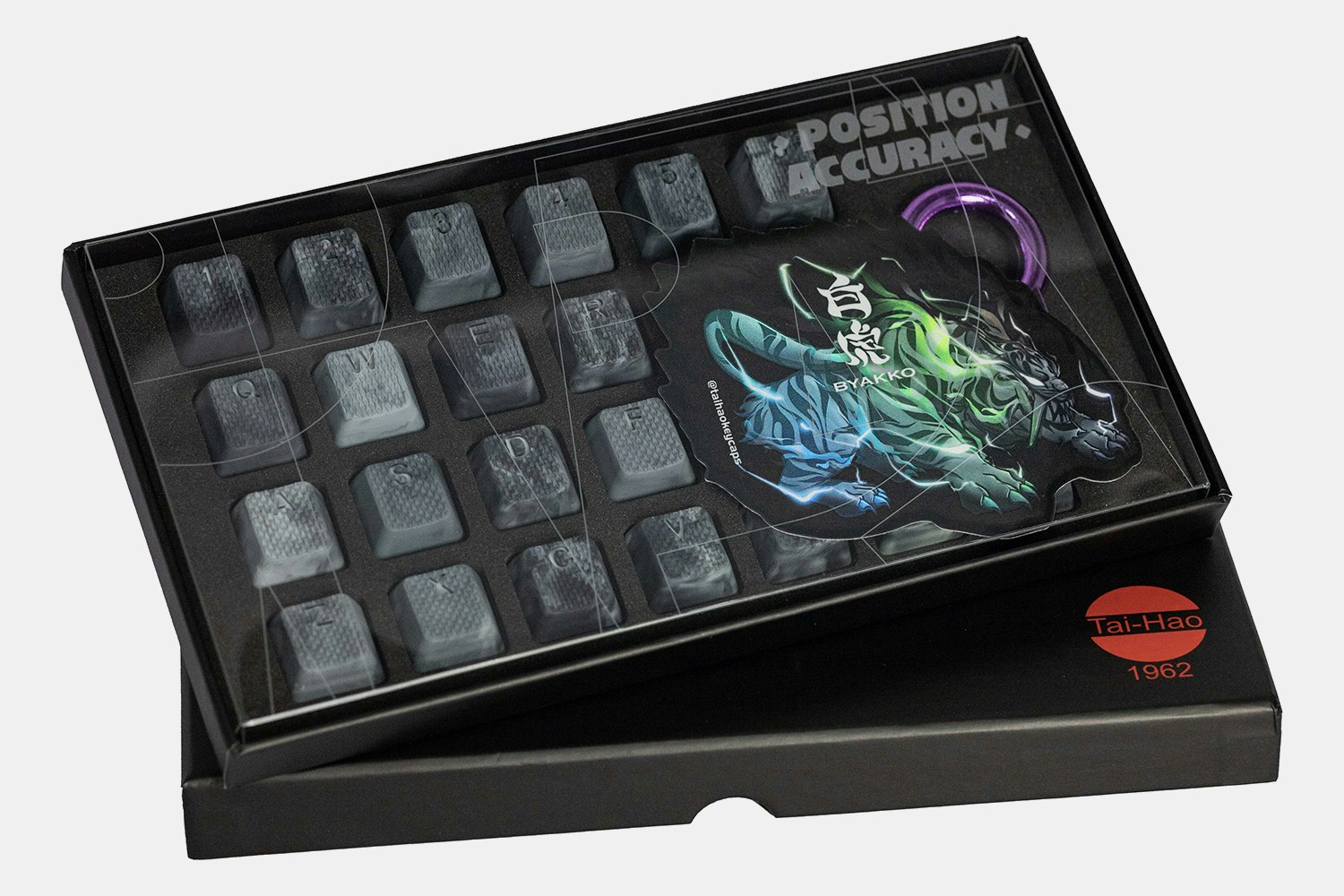 Tai-Hao Four Divine Beasts Rubberized Keycap Set