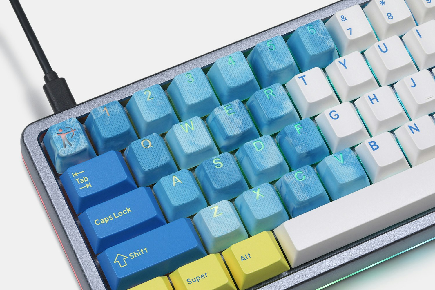 Tai-Hao Four Divine Beasts Rubberized Keycap Set