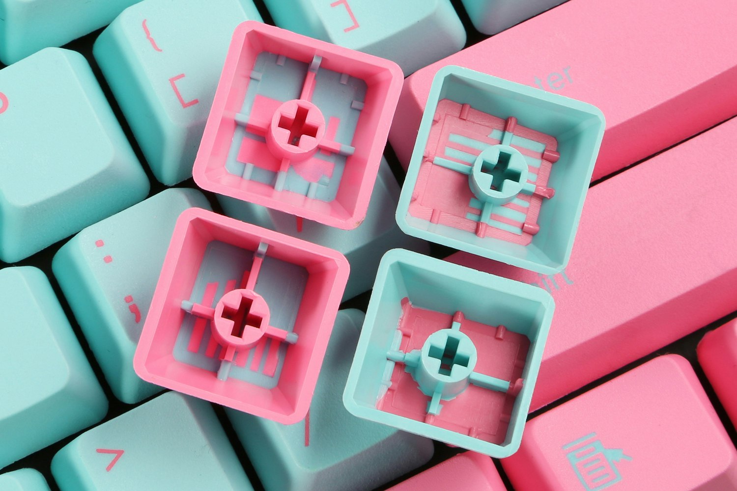Tai-Hao Miami PBT Doubleshot Keycap Set