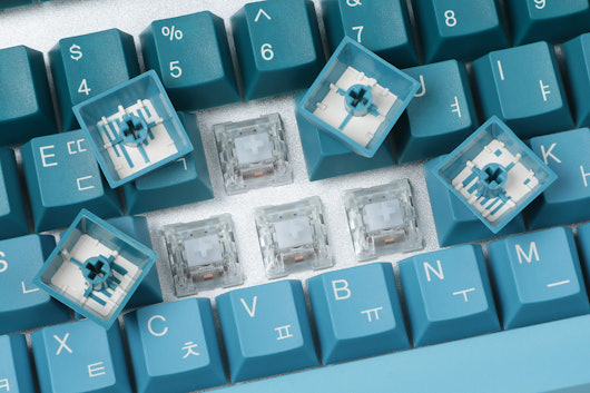 Tai-Hao Hangul Gradient Doubleshot ABS Cubic Keycap Set