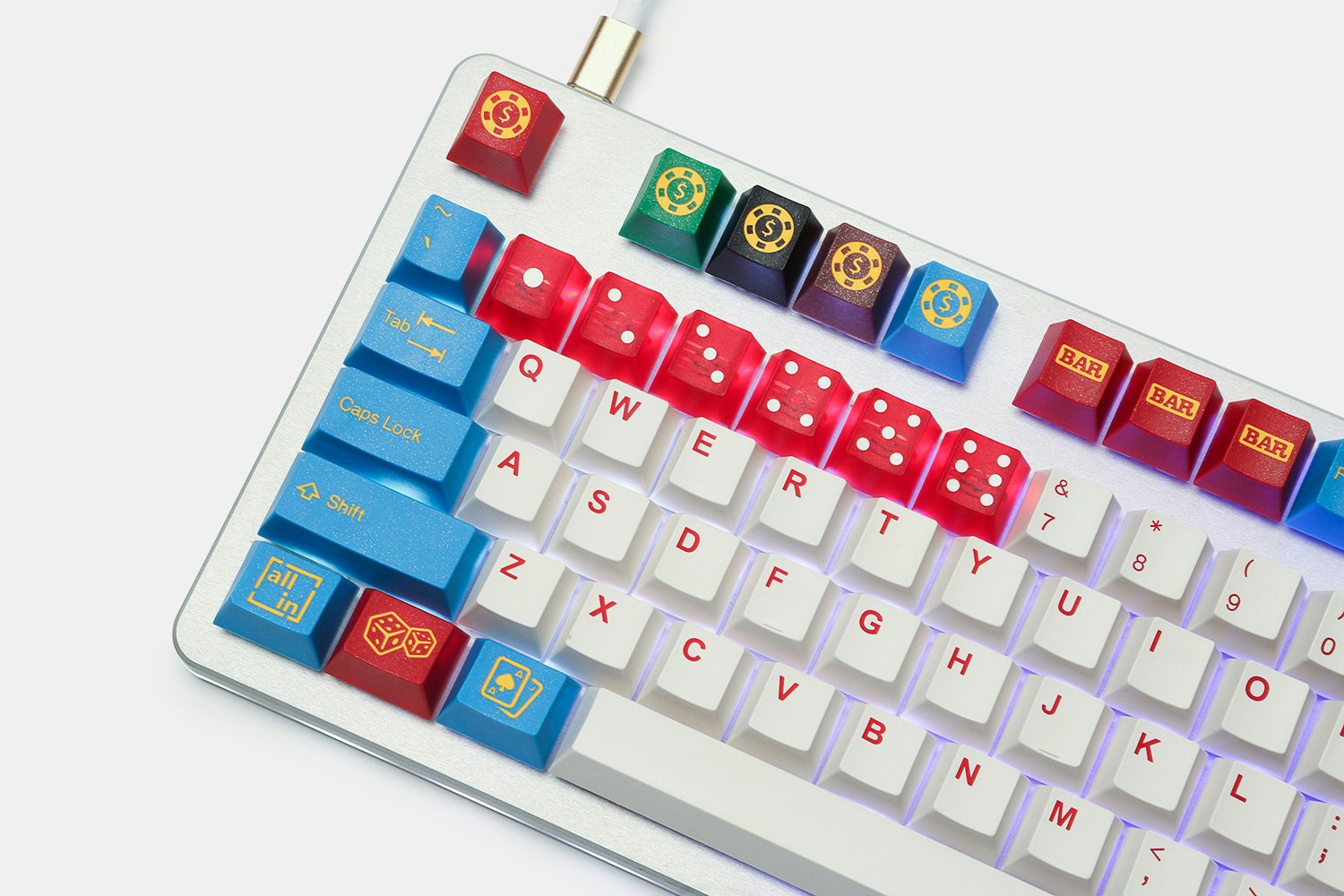 Tai-Hao Sin City Cubic Keycap Set (112-Keys)
