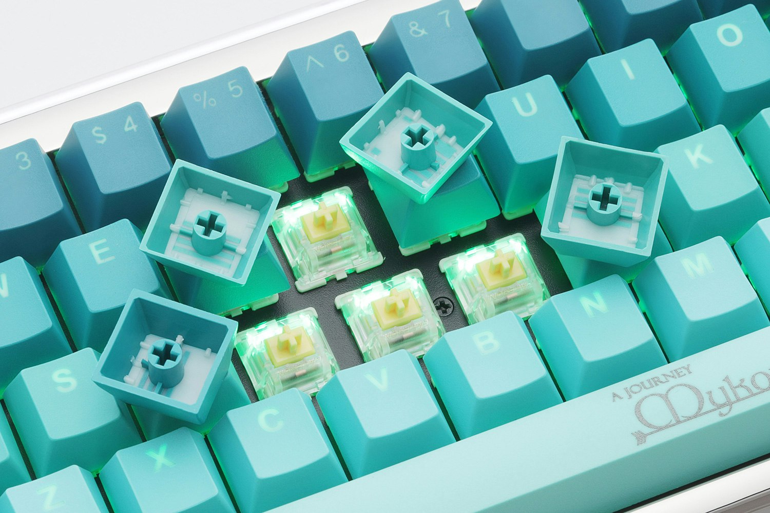 Tai-Hao PBT Doubleshot Cubic Keycap Set