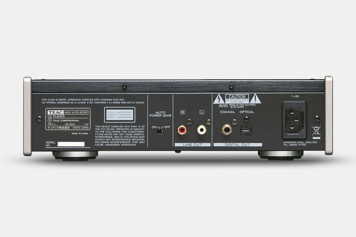 TEAC PD-501 CD Player