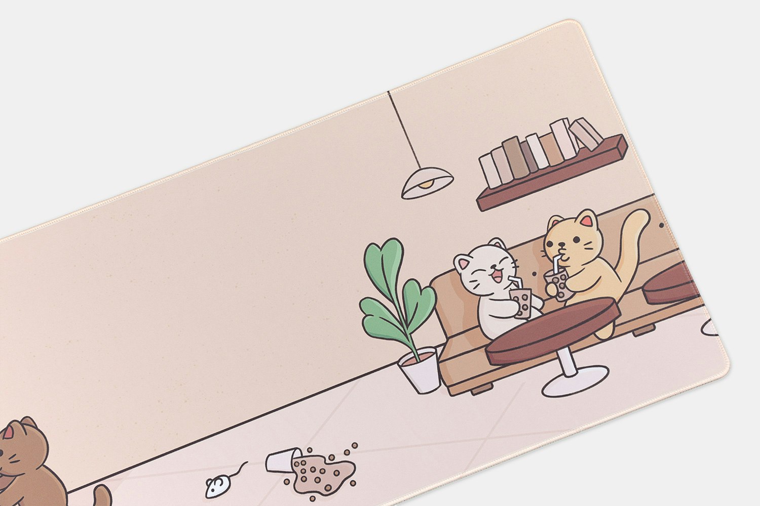 Teacaps Brown Sugar Boba Desk Mat