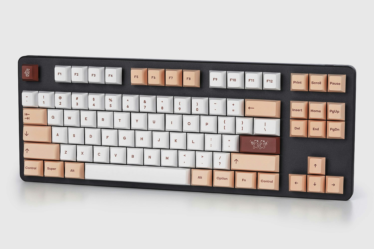 Teacaps Brown Sugar Boba Keycap Set