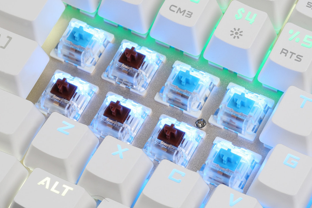 Team Wolf Swappable Switch Keyboard Bundle