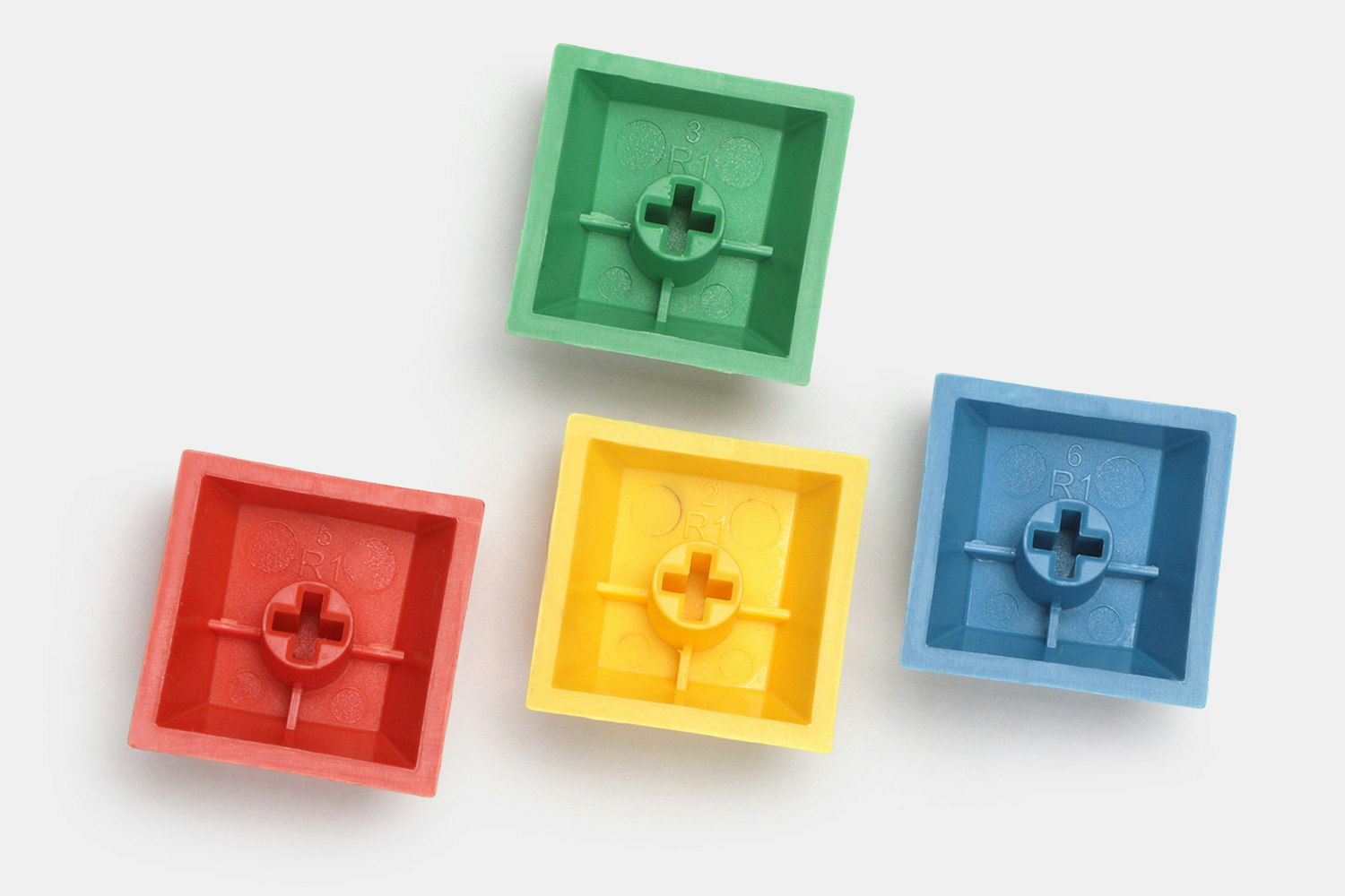 Teamwolf CYMK & RGBY Dye-Subbed Gaming Keycap Kit