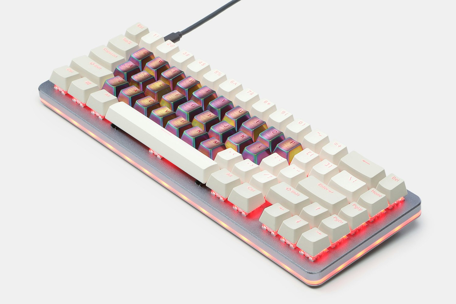 Teamwolf Stainless Steel Alpha Set Keycaps v2