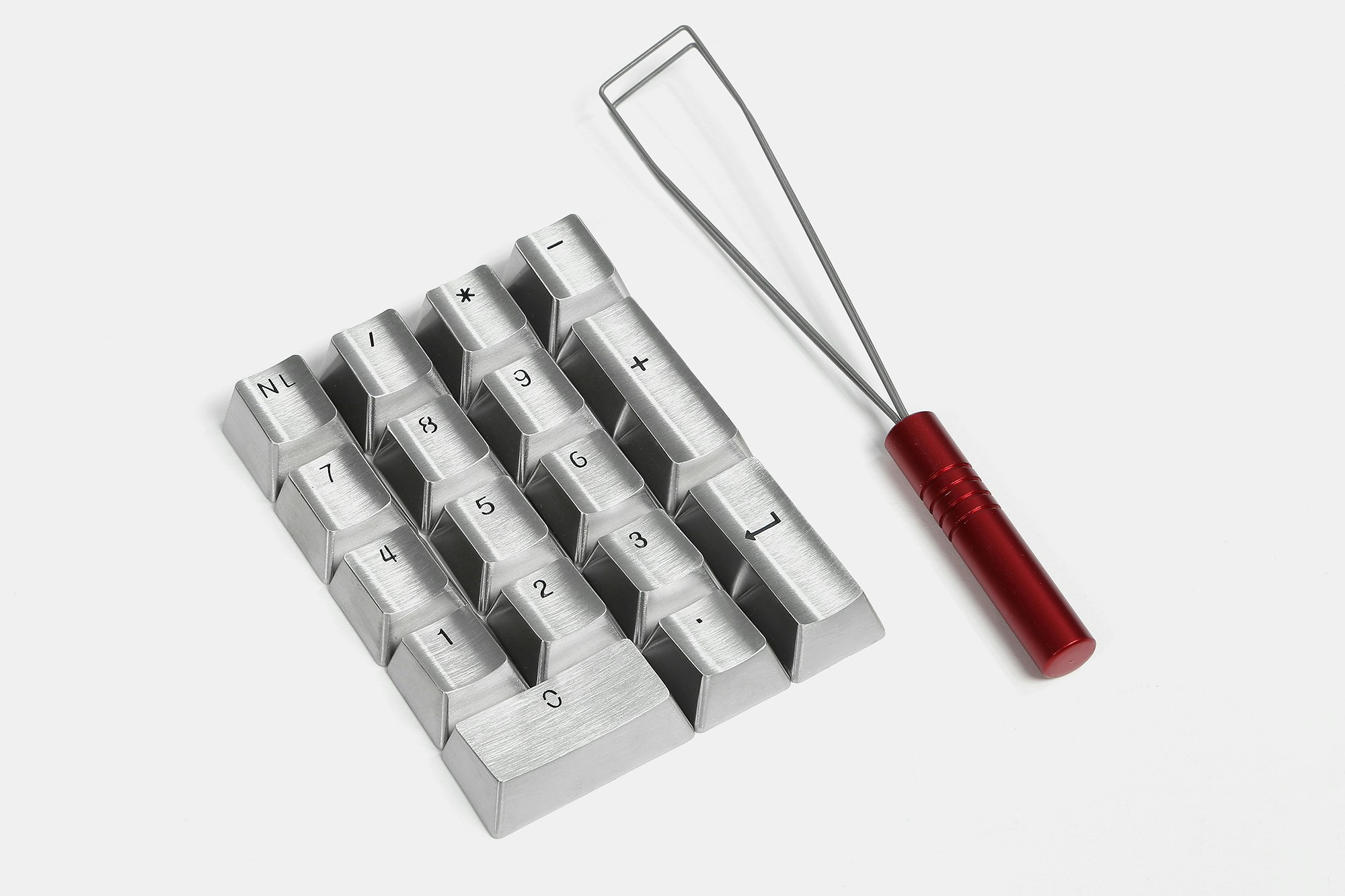 Teamwolf Stainless Steel MX 104Key Keycap Set Mechanical Keyboards