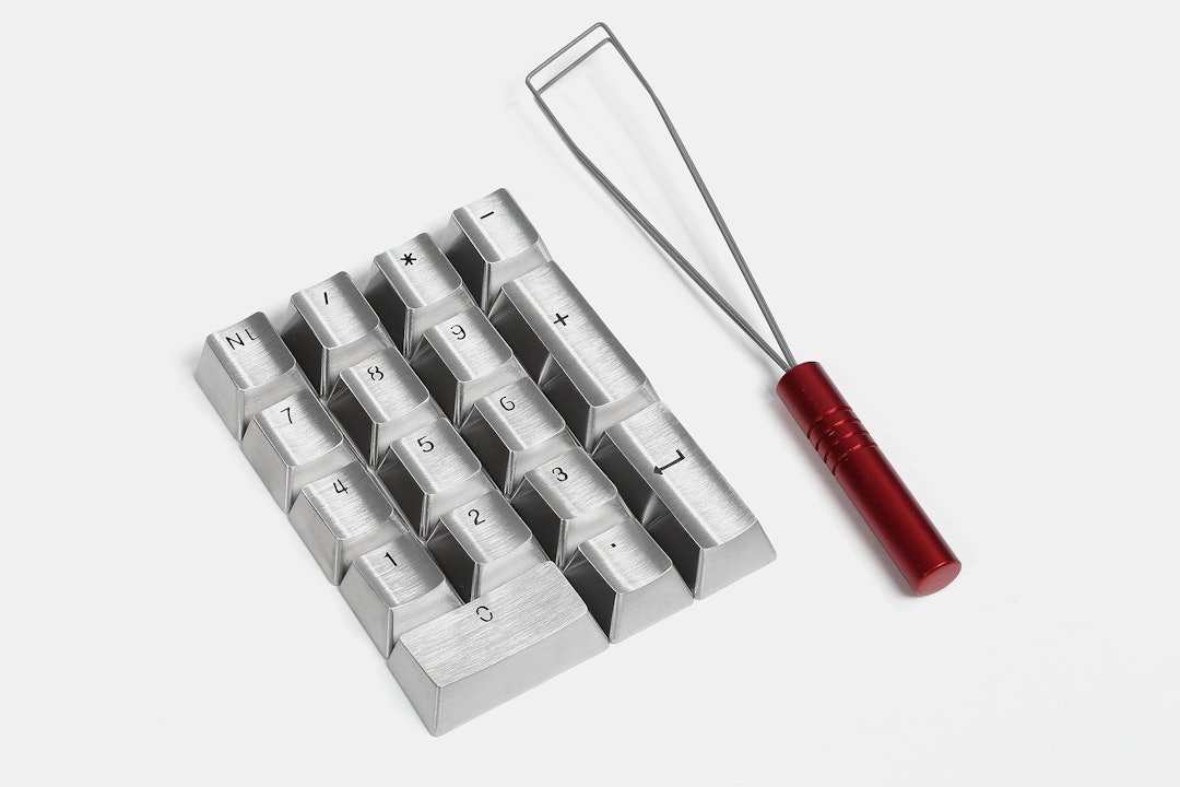 Teamwolf Stainless Steel MX 104-Key Keycap Set