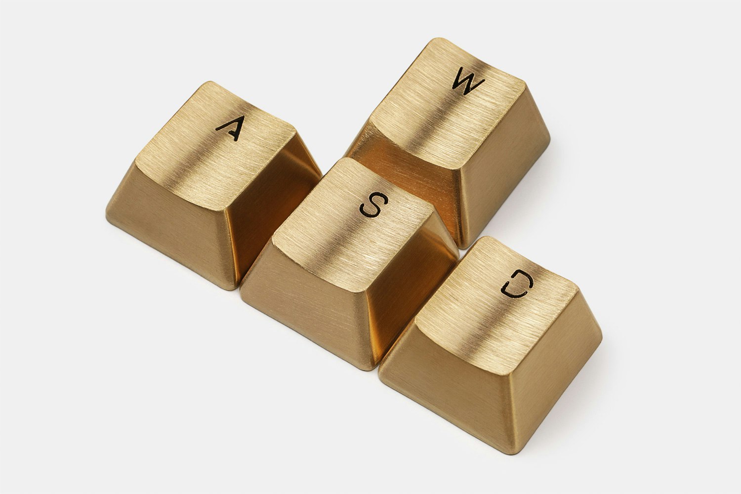 Teamwolf Stainless Steel MX Keycaps V2 Mechanical Keyboards Keycaps