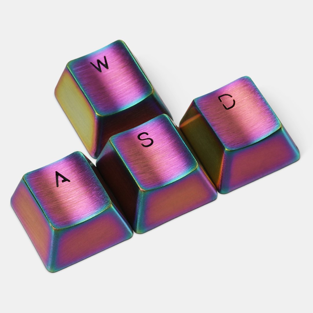 Teamwolf Stainless Steel MX Keycaps V2 | Mechanical Keyboards | Keycaps ...