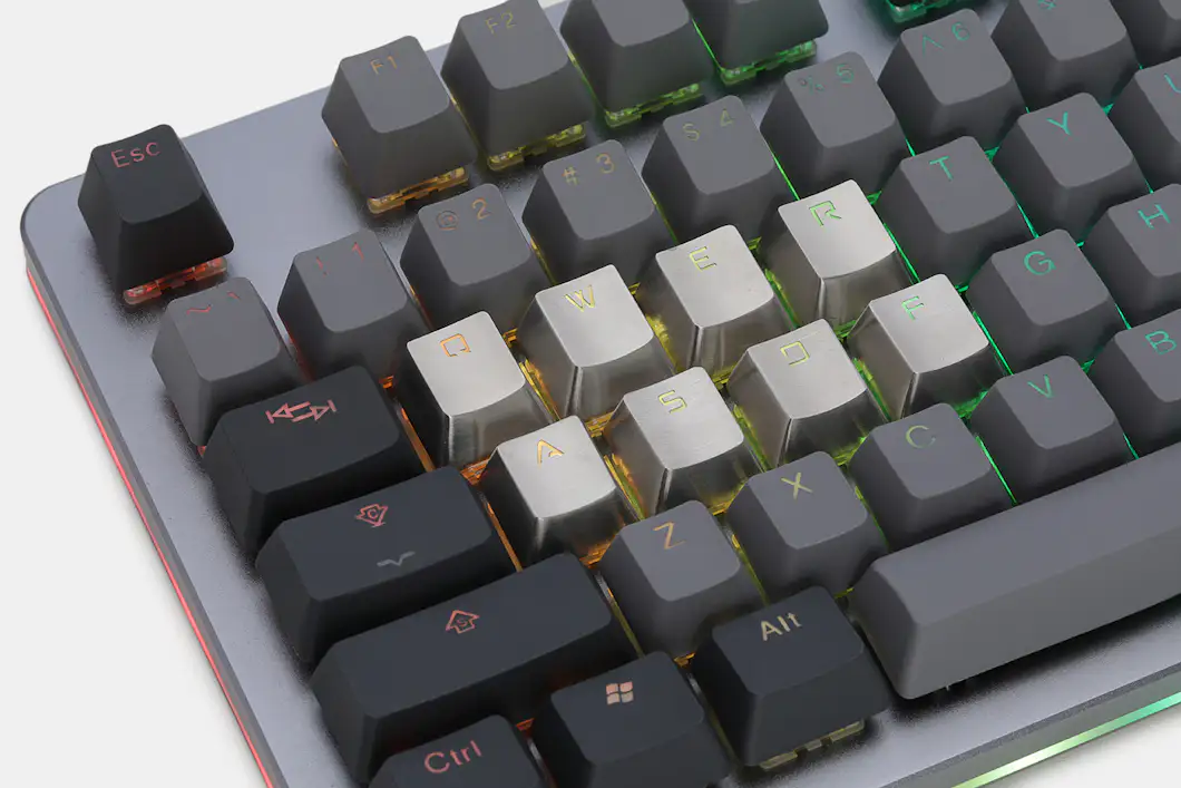 Teamwolf Stainless Steel MX Keycaps | Mechanical Keyboards | Keycaps ...