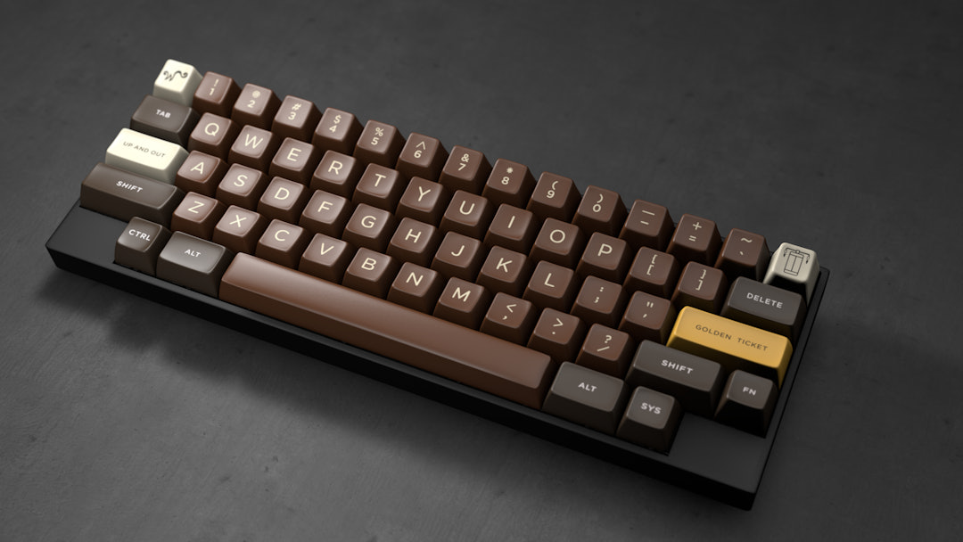 The Amazing Chocolatier Custom SA Keycap Set